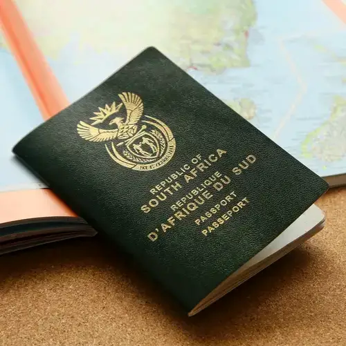 Aplicación de foto de pasaporte y documento de identidad de Sudáfrica